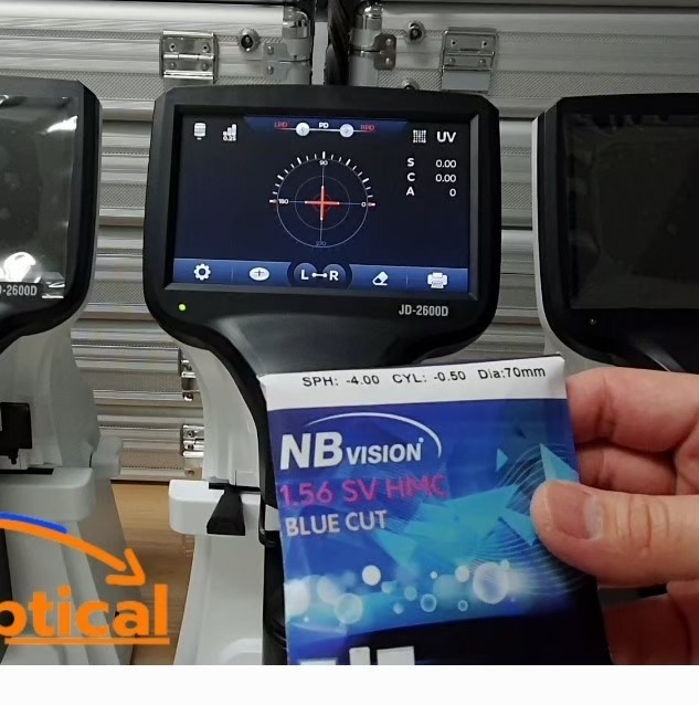 เครื่องเช็คเลนส์ออโต้ JD2600 D Print + UV ++