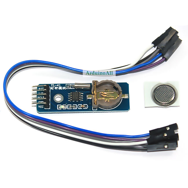RTC DS1302 Module โมดูลนาฬิกา DS1302 พร้อมถ่านและสายไฟ
