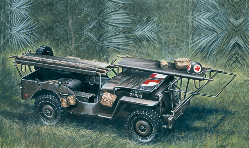 1/35 1/4 ton. 4x4 AMBULANCE JEEP