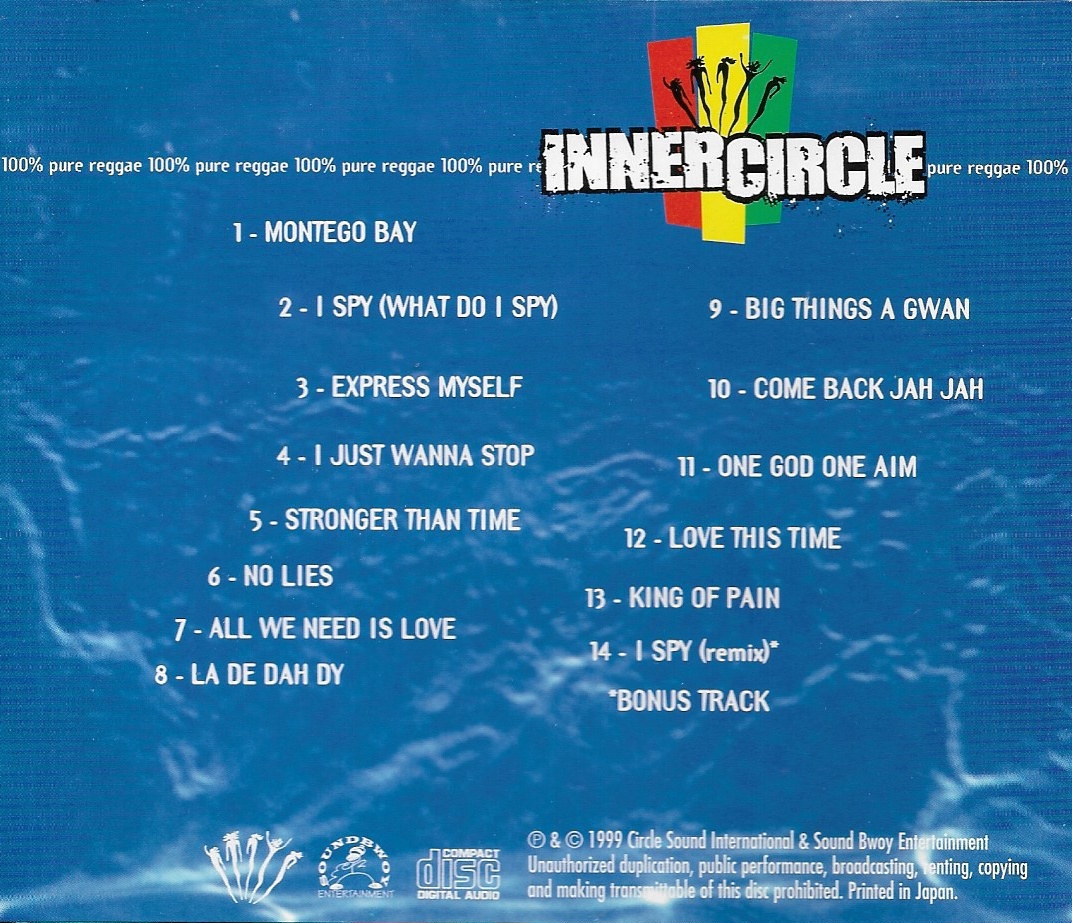 Used CD,Inner Circle - Montego Bay (A+)(Reggae)(1999)(Japan)