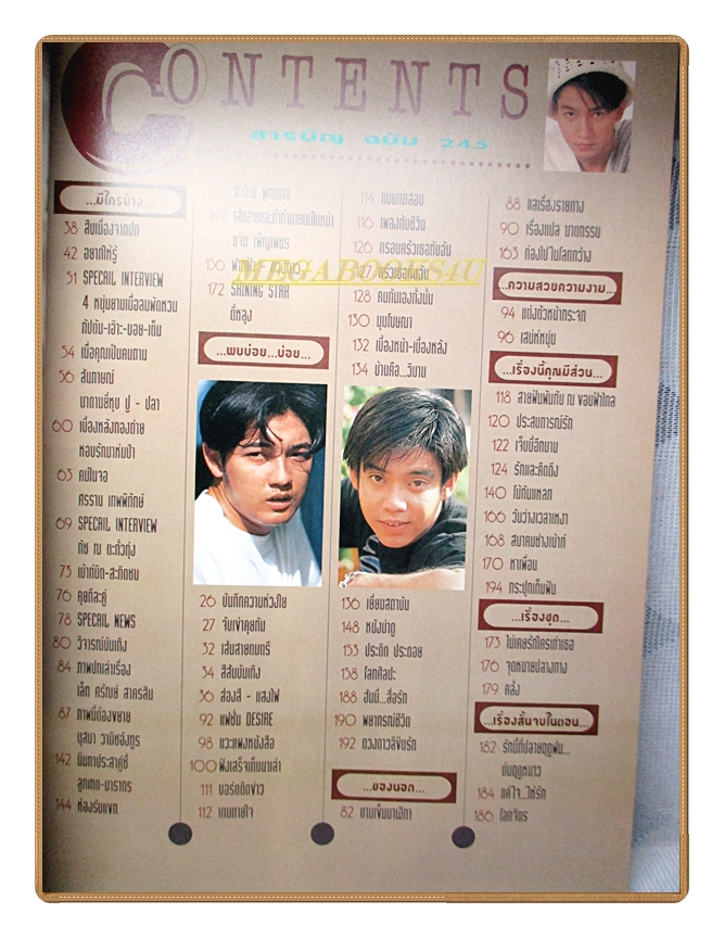 นิตยสารเธอกับฉัน เล่ม245 ปี2537 สภาพดี ปก ศรันย์ สาครสิน