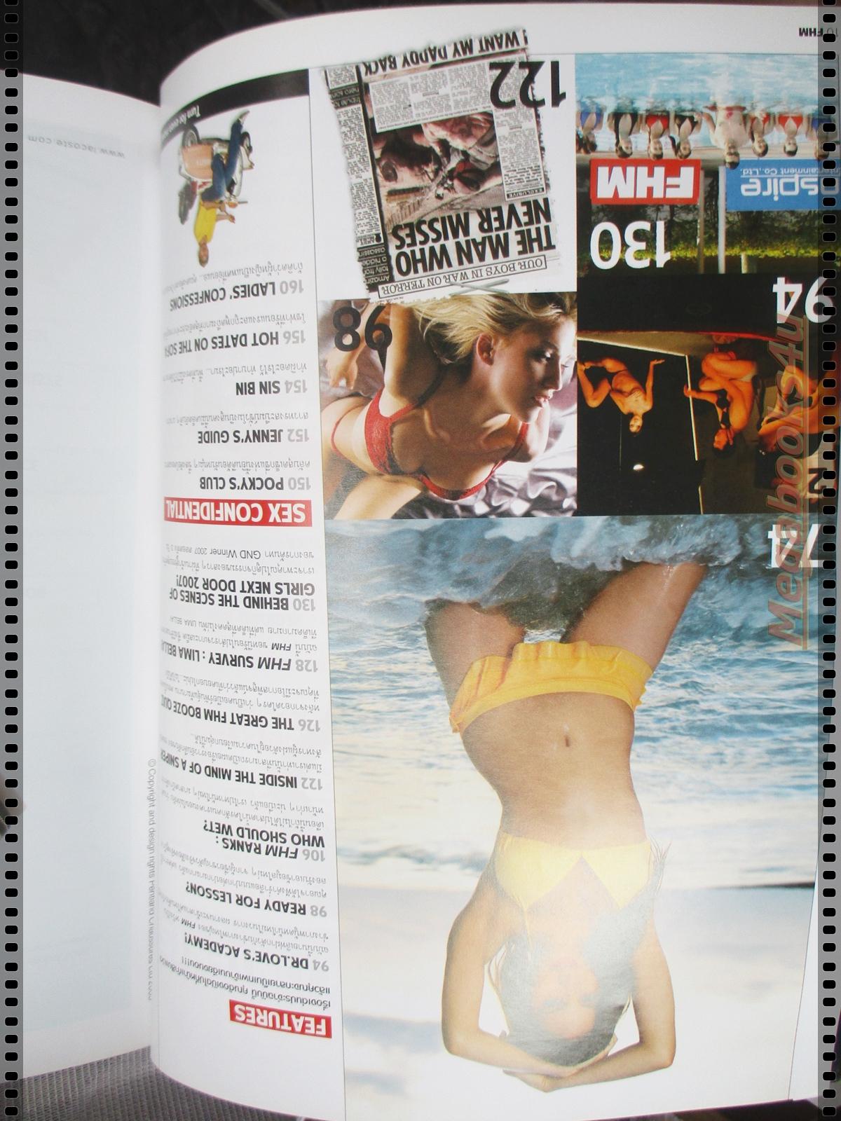 นิตยสารFHM ฉบับ048 ปี2550 ปก THE GIRLS NEXT DOOR