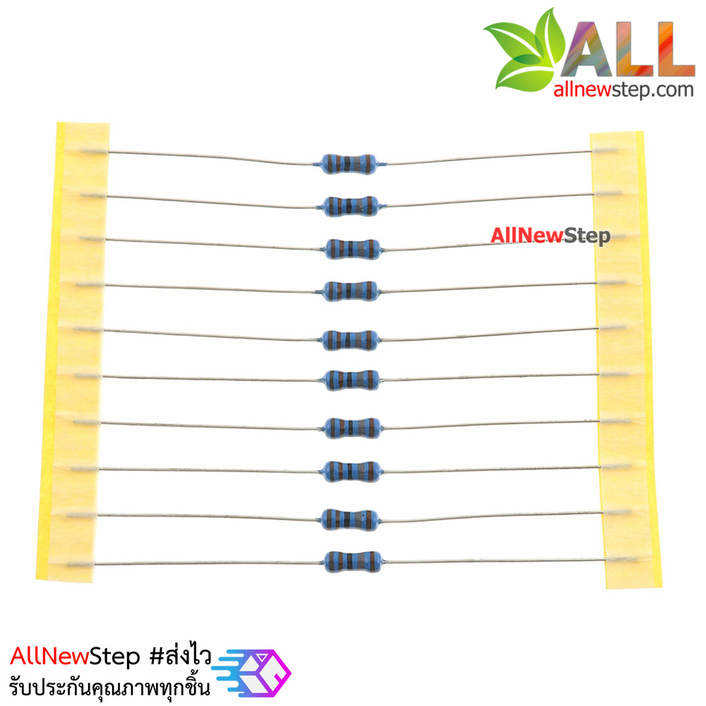 ตัวต้านทาน 1.8 K 1/4W Metal film 1.8k 1% จำนวน 10 ชิ้น