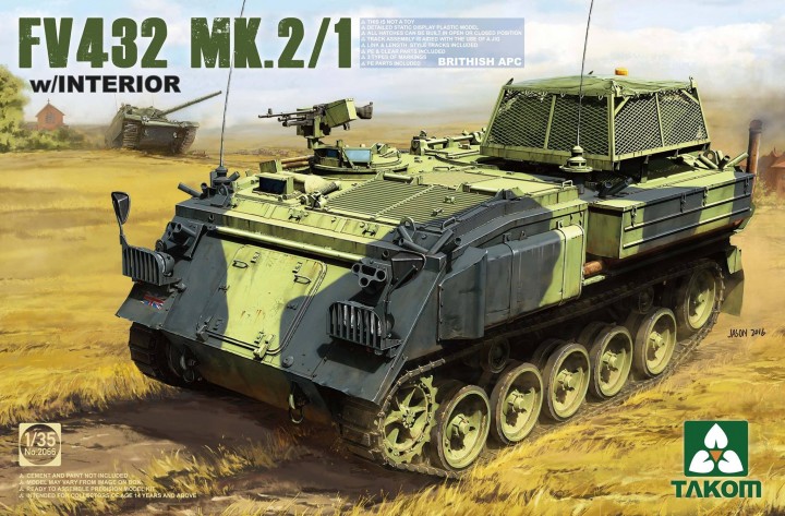 1/35 British APC FV 432 Mk.2/1 w/Interior
