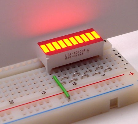 10 Segment LED Bar Graph สีแดง - ArduinoAll ขาย Arduino ซื้อ Arduino ...