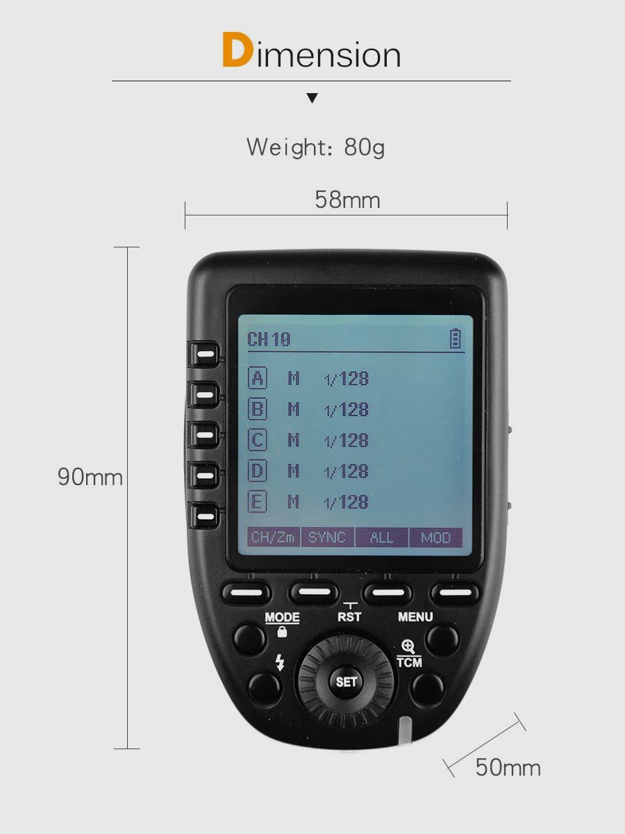 Godox XProN TTL Wireless Flash Trigger for Nikon Cameras