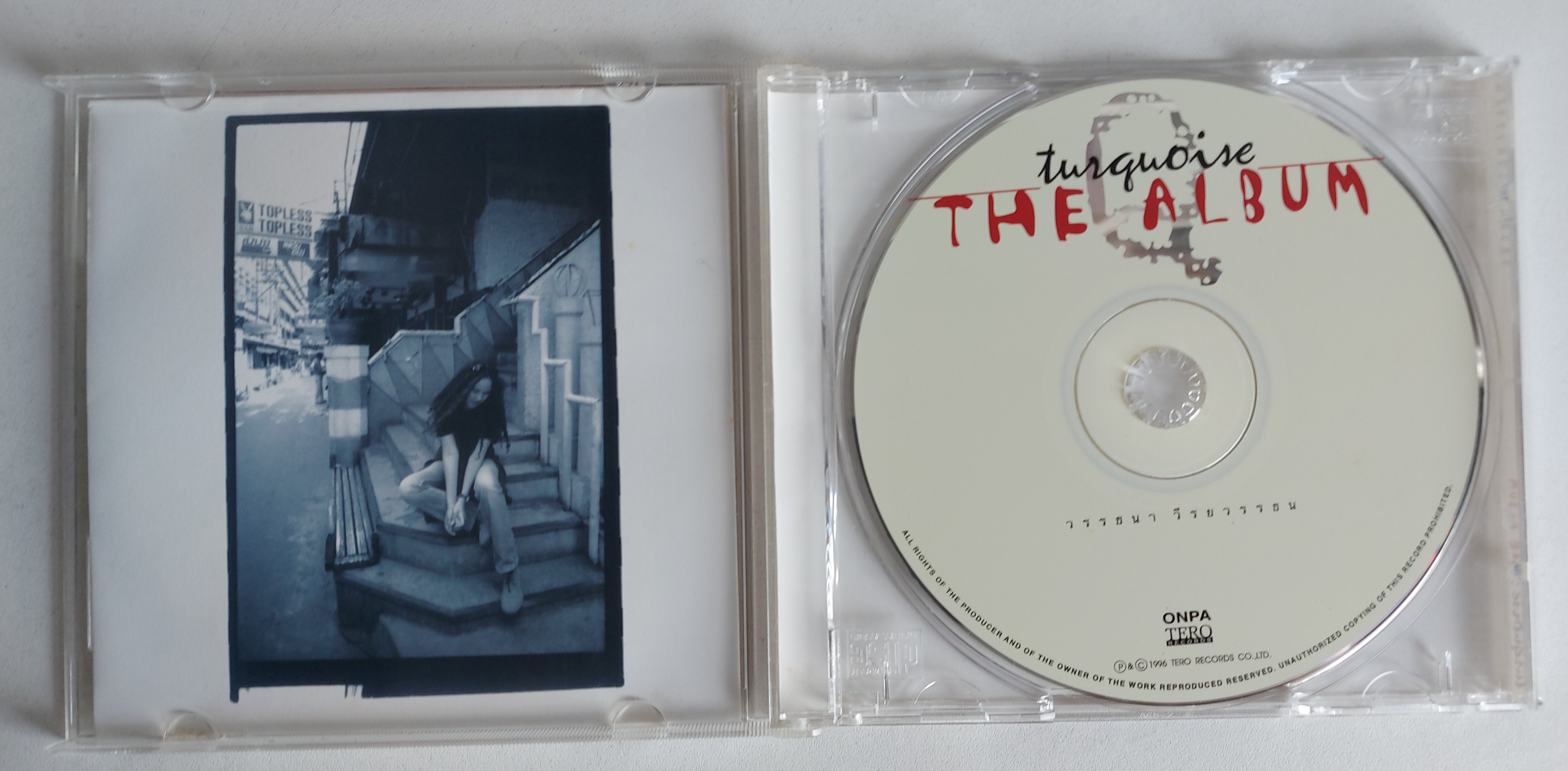 Used CD,เจี๊ยบ วรรธนา วีรยวรรธน - Turquoise The Album (Jeab Wattana)(แผ่นหายาก)(2539)