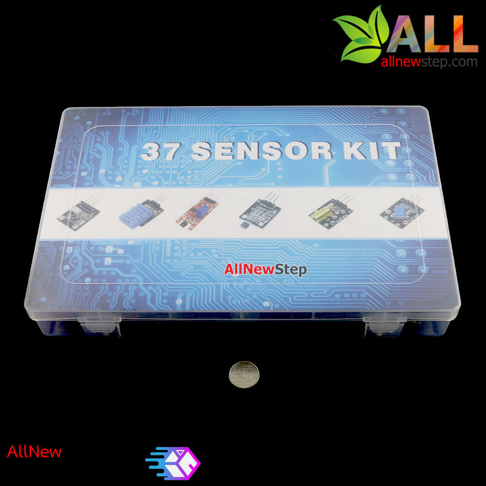 37 IN 1 Sensor Kits For Arduino ชุดโมดูลเซ็นเซอร์ 37 in 1 สำหรับ Arduino พร้อมกล่องพลาสติก
