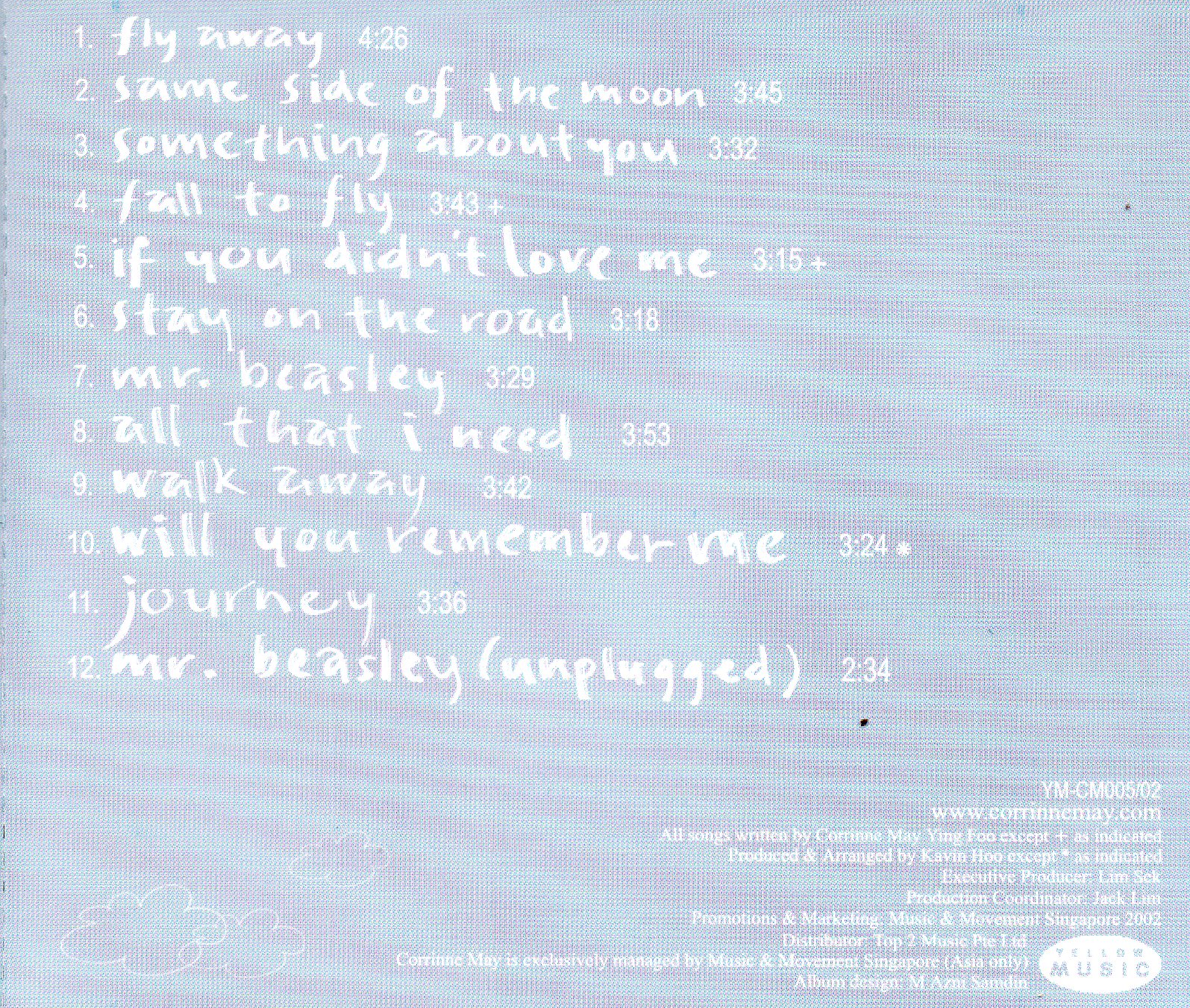 CD,Corrinne May - Fly Away (2002)