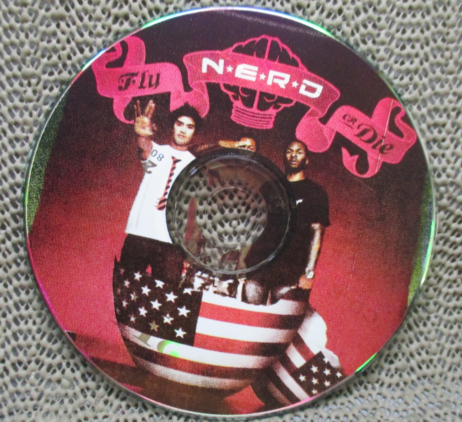 ซีดีเพลงสากล N.E.R.D. อัลบั้ม Fly or Die // ปกสวย แผ่นสวย