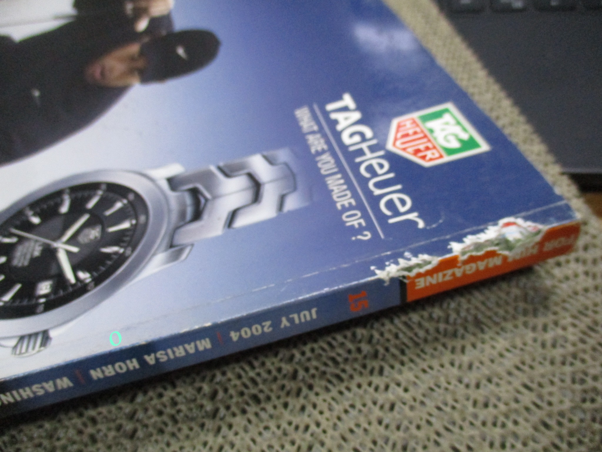 นิตยสารFHM ฉบับ015 ปี2547 ปก เมย์ มาริษา ฮอร์น สันปกด้านหลังมีรอยแหว่ง