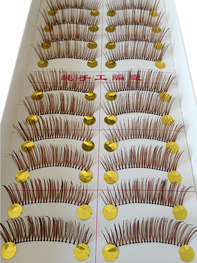 V-K12 ขนตาเอ็นใส (ขายปลีก) เเพ็คละ 10 คู่