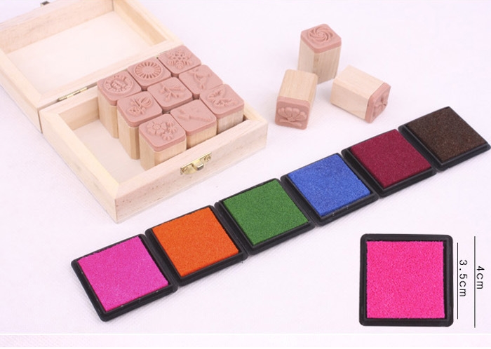 หมึกปั้มตรายาง Craft Lnk Pad 4x4cm ปั้มไม้ กระดาษ ผ้า