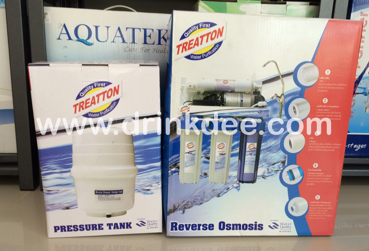 เครื่องกรองน้ำ RO 50 GPD TREATTON