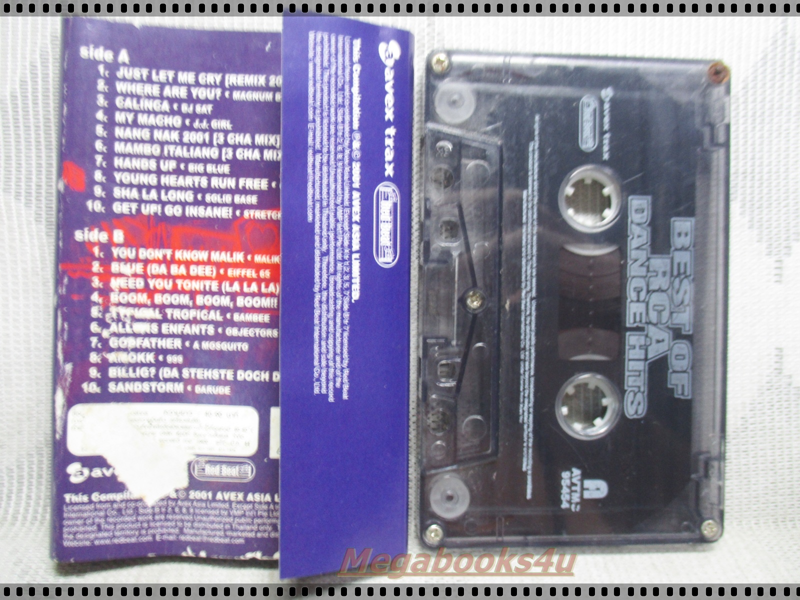 เทปเพลงสากล BEST OF RCA DANCE HITS