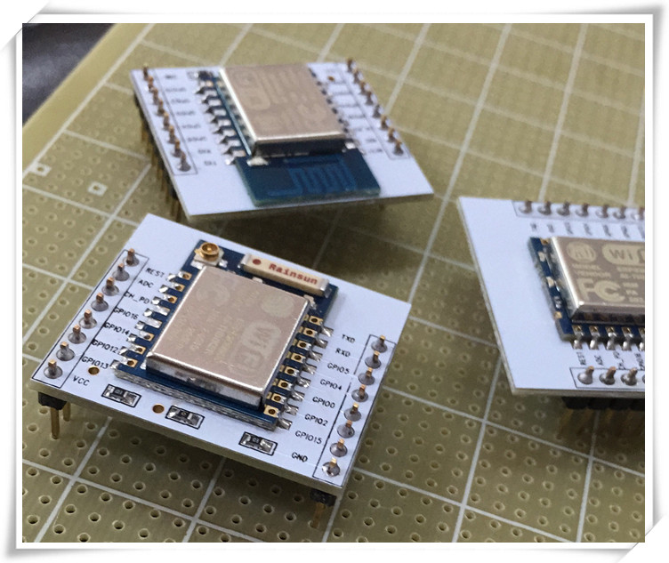 ESP8266 PCB LoRa Ra-01/02 แผ่นปริ้น ESP8266 LoRa พร้อมขาก้างปลา