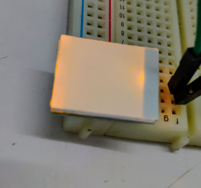 สวิตช์สัมผัส Touch Capacitive Switch พร้อมไฟในปุ่มสัมผัส สีเหลือง/ส้ม