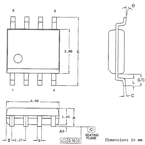 SOP8 turn DIP8 SOP8 TO DIP8 IC socket Programmer adapter Socket 150mil