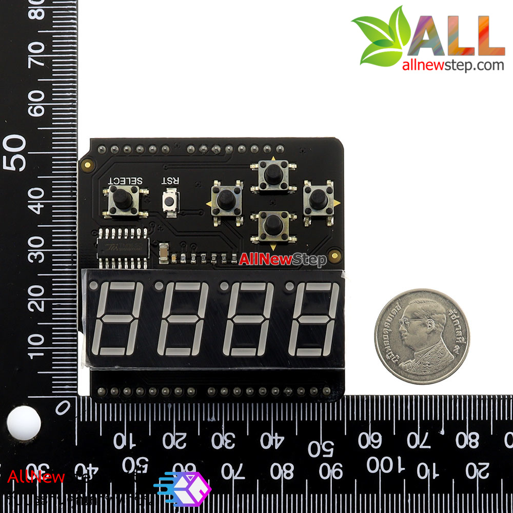 7 Segment LED Keypad Shield For Arduino LED Keypad Shield For Arduino by DFRobot