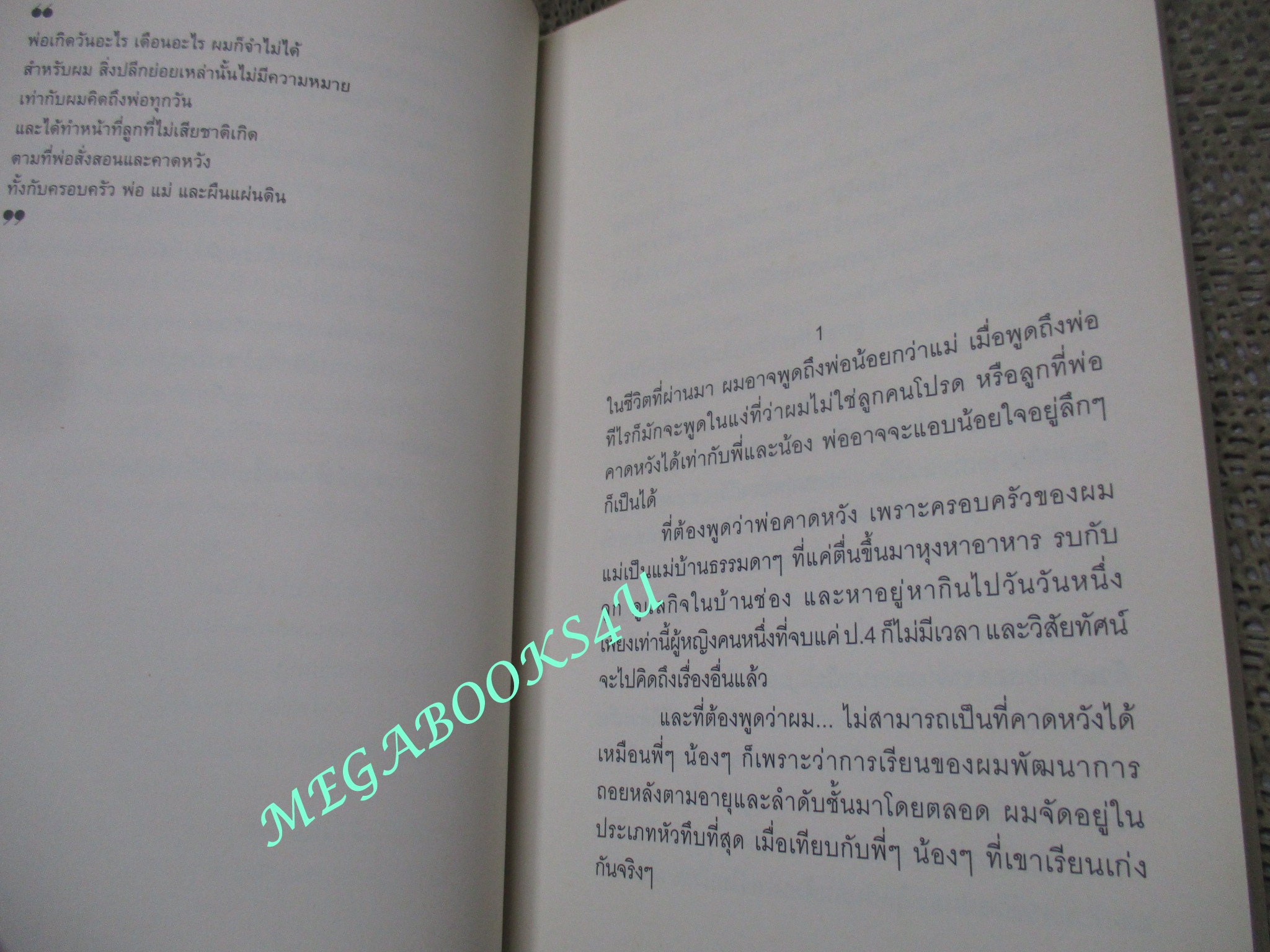 ผู้อยู่ในใจเสมอ (ห้องที่ 1/2) / สุทธิพงษ์ ธรรมวุฒิ / ภาพพิมพ์ / มุมปกมีรอยพับเข้าไปเล็กน้อย