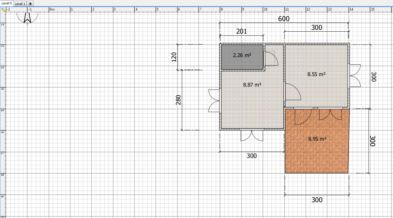 บ้านน็อคดาวน์ 2 ชั้น ขนาด ที่ 4*6 เมตร พื้นใที่ช้สวย และระเบียงทั้งชั่นบนแล้วชั้นล่าง