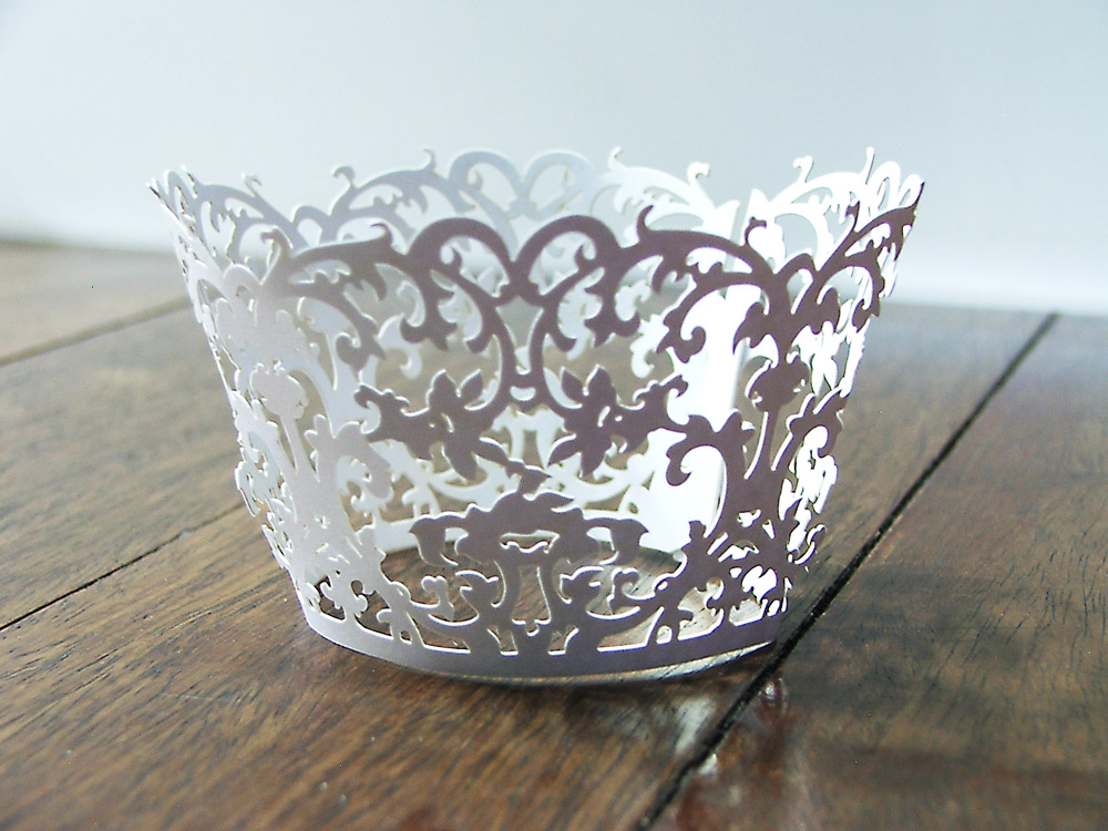 กระดาษฉลุลายหุ้มถ้วยคัพเค้กให้สวยงาม