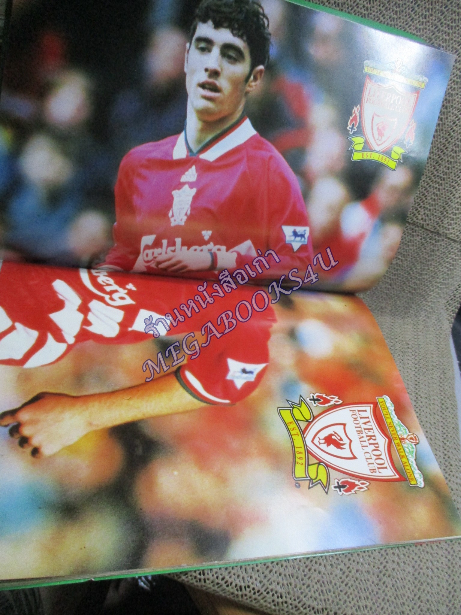 นิตยสารลิเวอร์พูลรายเดือน ฉบับที่05 ปี2538 มีโปสเตอร์ขนาดใหญ่ ร็อบบี ฟาวเลอร์