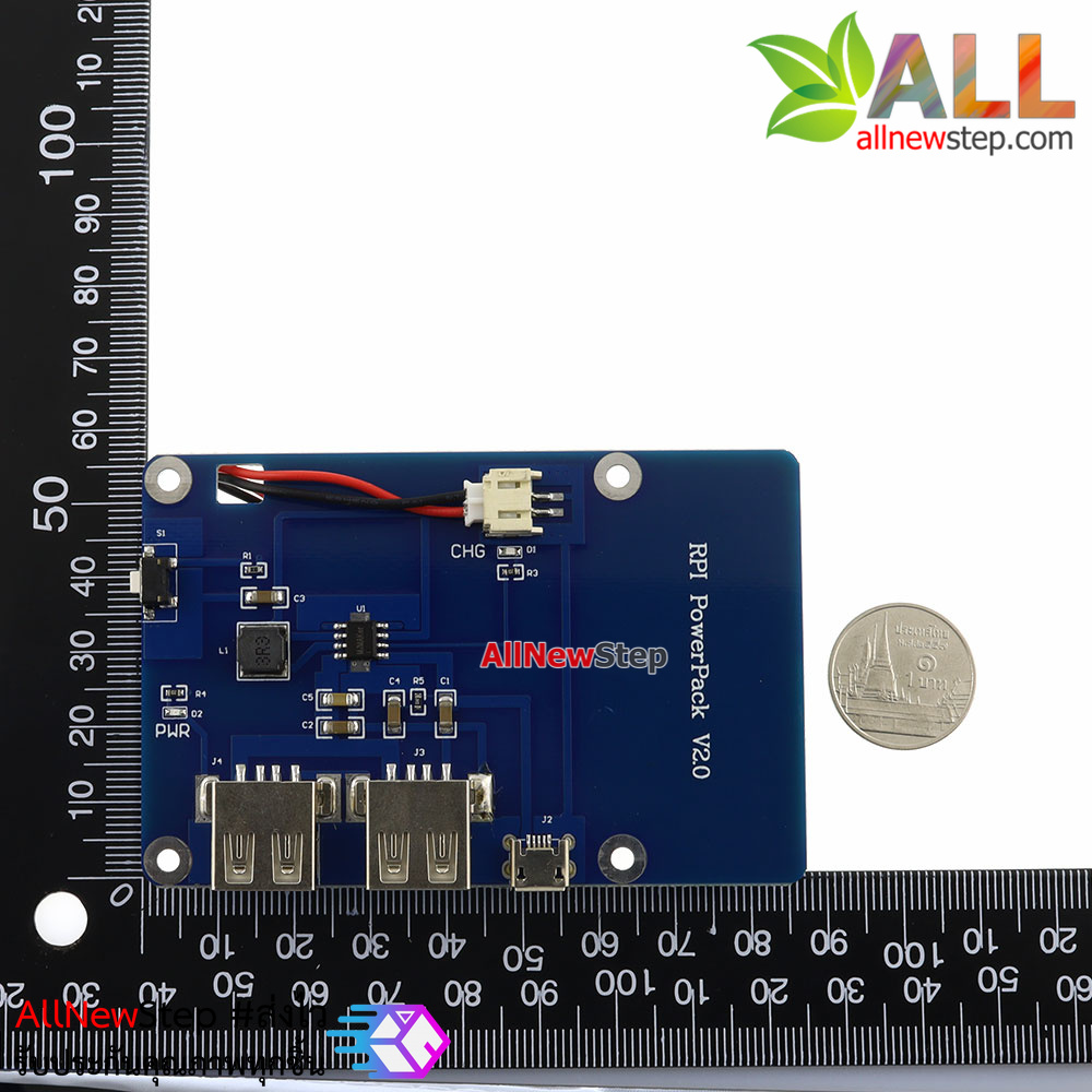 Lithium Power Expansion Board for Raspberry Pi 3