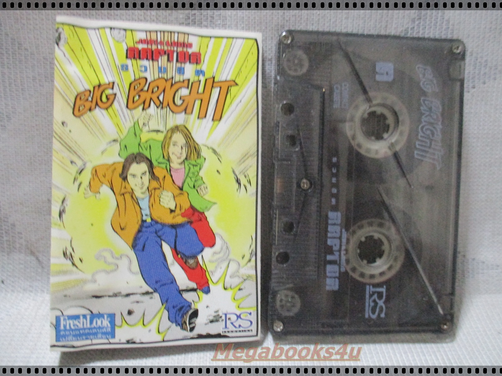 ขายเทปเพลงเก่า แร็พเตอร์ RAPTOR อัลบั้ม BIG BRIGHT