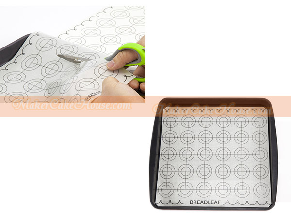 แผ่นซิลิโคนรองอบ ตัดขนาดตามถาดอบได้