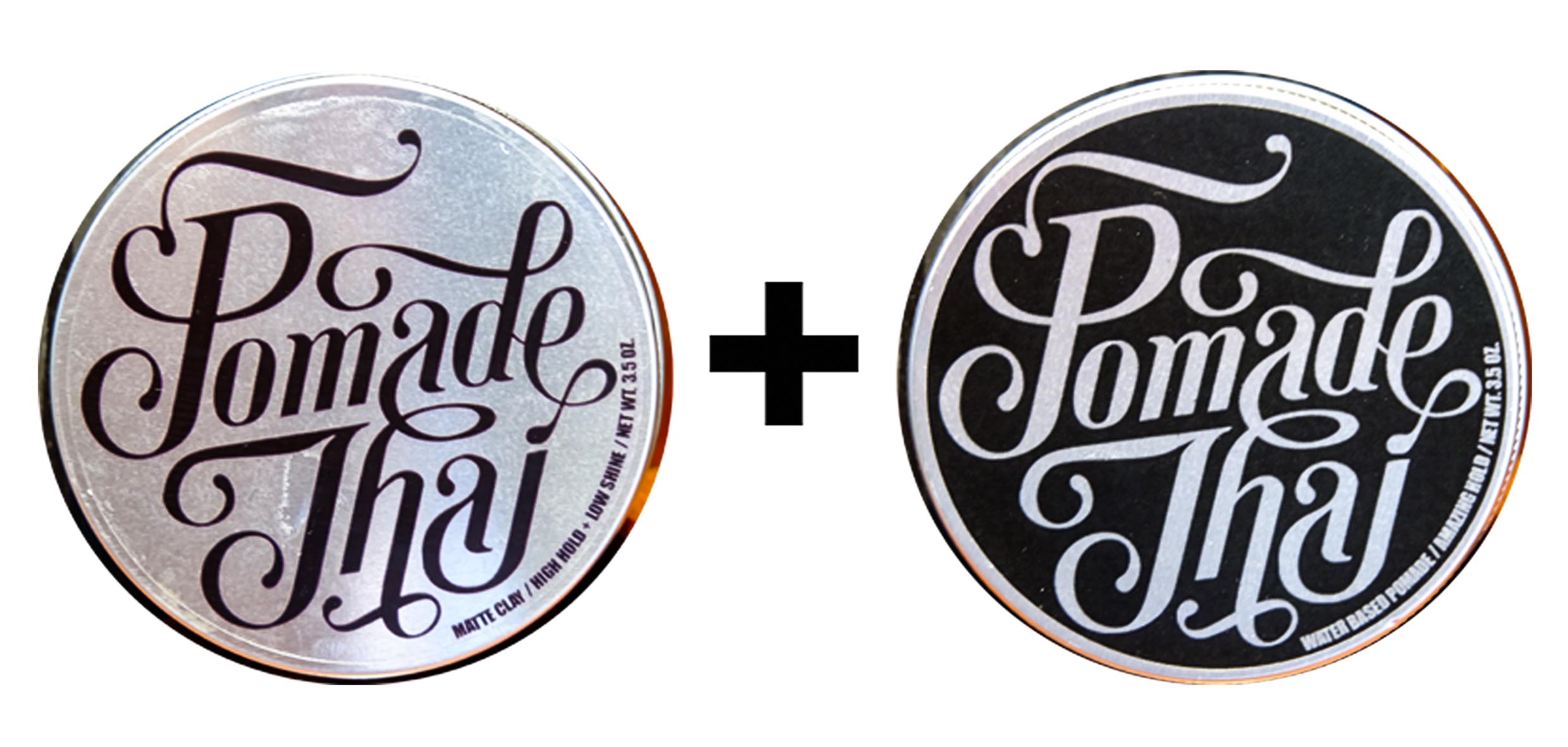 POMADE THAI (Matte Clay + Water Based) อย่างละกระปุก