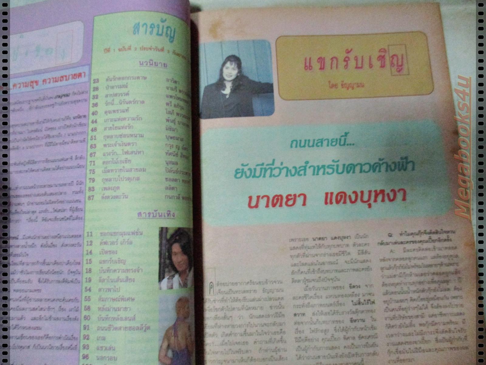 นิตยสารกาญจนา ฉบับที่02 ปี2539 ปก แอน ทองประสม