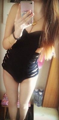 ***พร้อมส่ง***บิกินี่ชุดว่ายน้ำสีดำวันพีซ one-piece สุด sexy รับลมทะเล เล่นดีเทลซีทรูด้านข้างลำตัวเป็นชั้นๆ เรียงตามส่วนเว้า โชว์ความเซ็กซี่ hot ปรอทแตกค่ะ สวยเหมือนแบบค่ะ