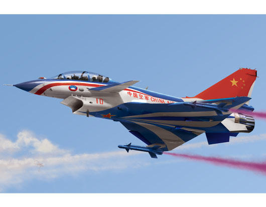 1/72 Chinese J-10S fighter