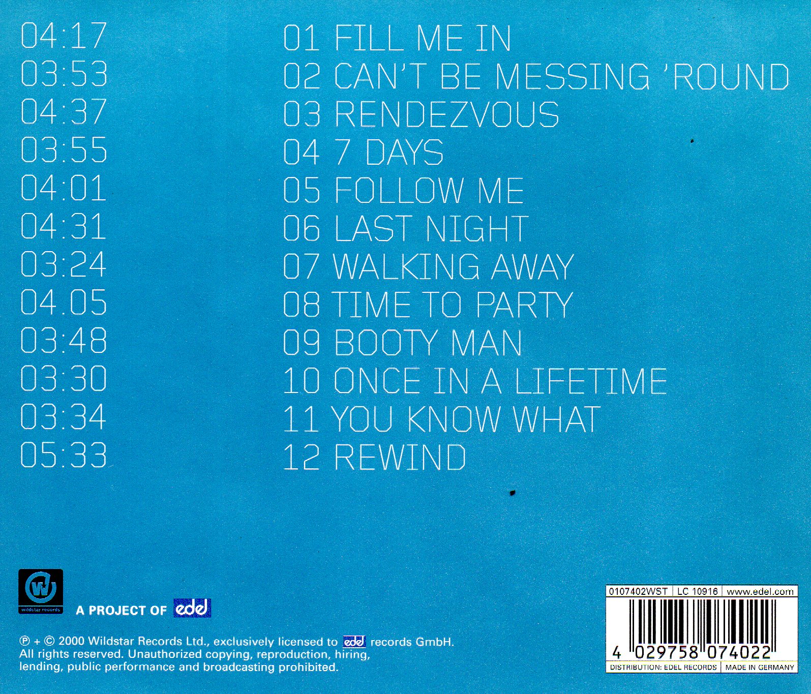 CD,Craig David - Born To Do It (2000)(Germany)