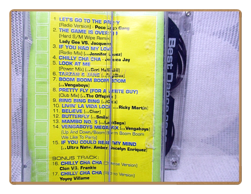 เทปเพลงสากล BEST DANCE 2000