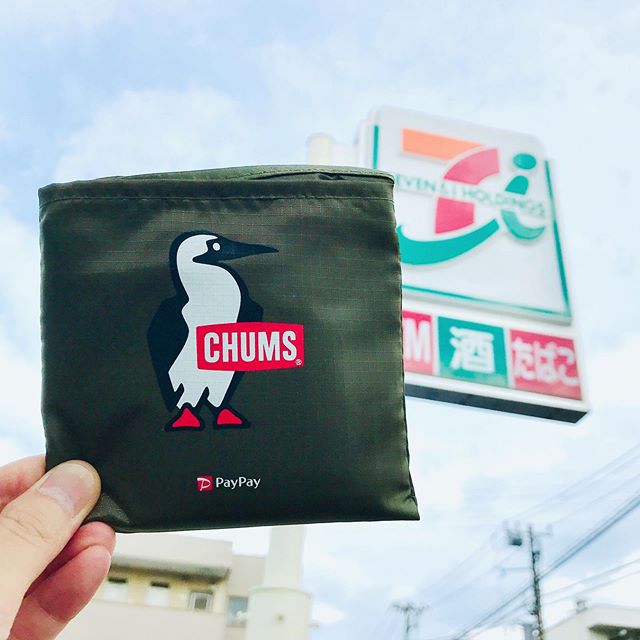 พร้อมส่ง CHUMS eco bag กระเป๋า Eco พกพาเวลาช็อปปิ้ง