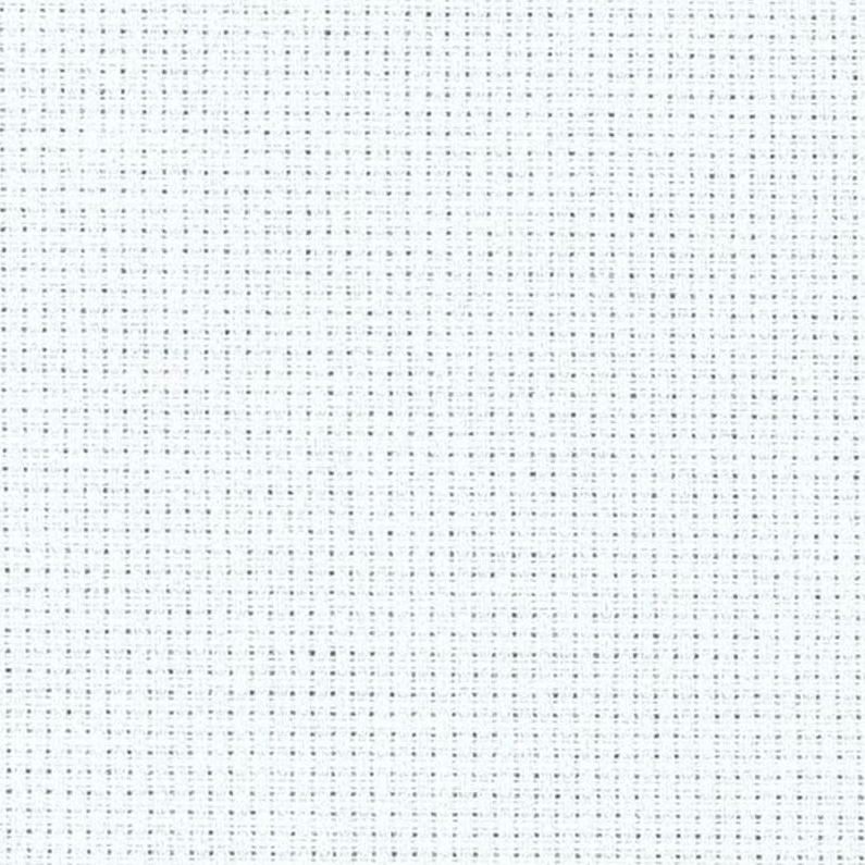 Zweigart ผ้าไอด้า (Aida) 18 count. สีขาว White