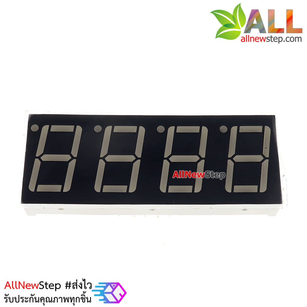 7 Segment 0.56 นิ้ว Common Cathode 4 digit Red ไฟ 7 segment 0.56 4 หลัก สีแดงแบบไฟลบร่วม 5461A