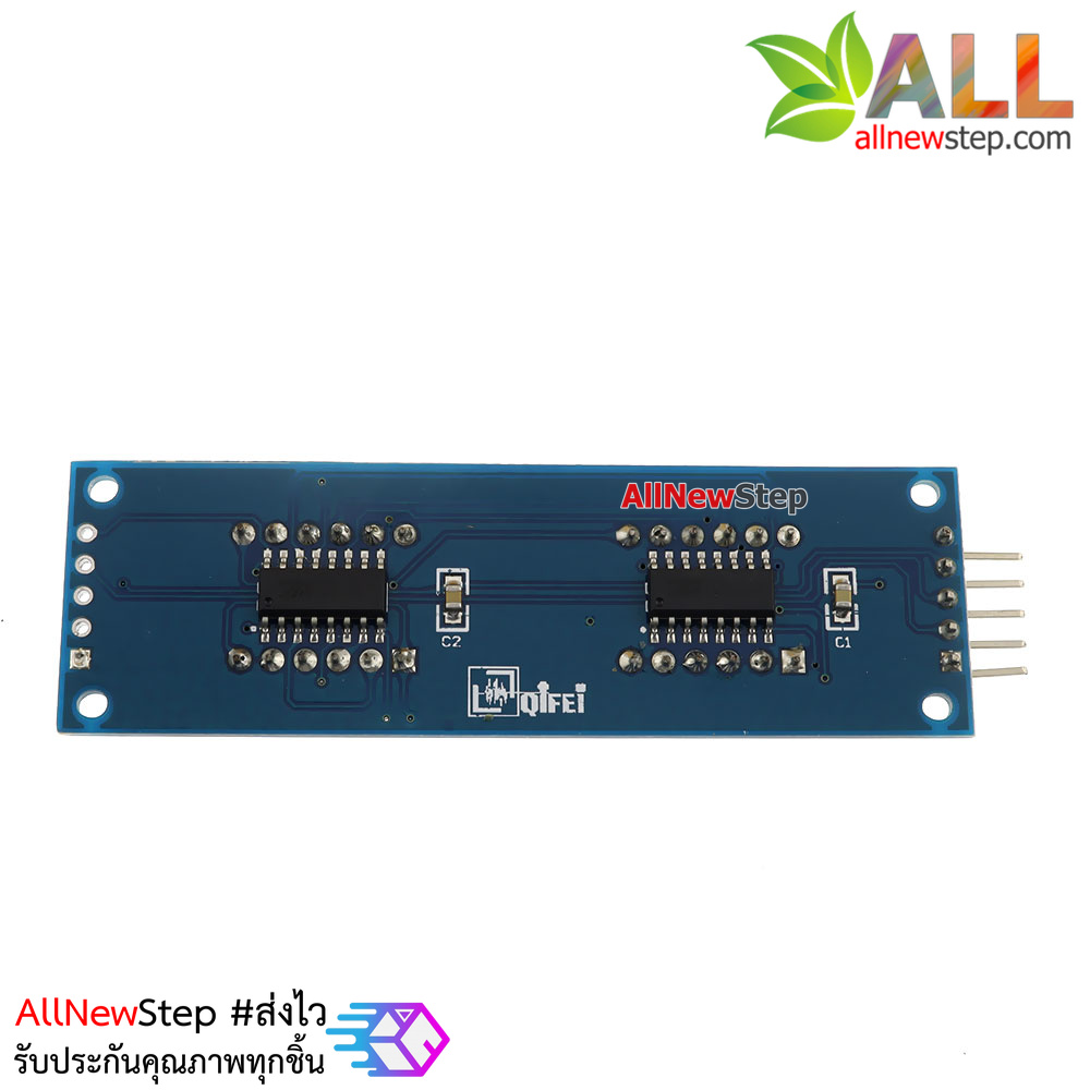 Eight digital tube module LED display Eight serial 74HC595 drivers พร้อมสายไฟ