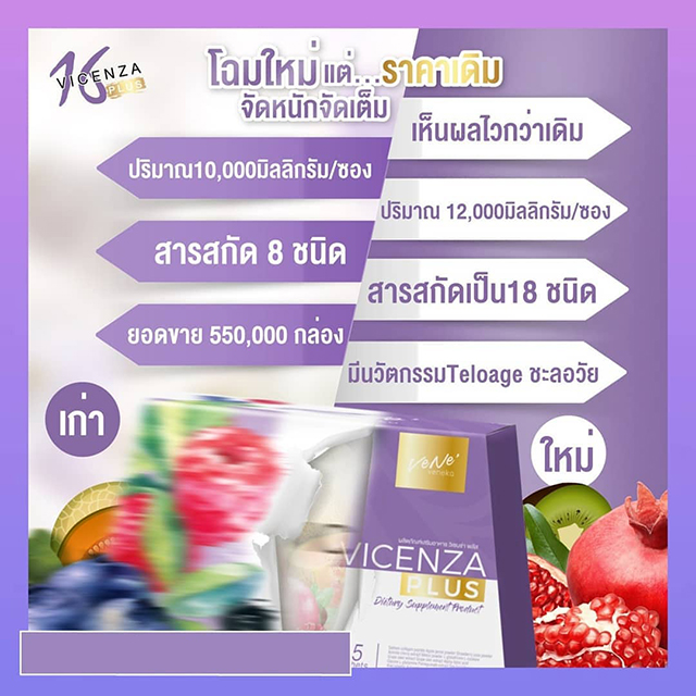 VENE Vicenza Plus เวเน่ วิเซนซ่า พลัส วิตามินบำรุงผิว ราคาถูก ฟรีของแถมทุกรายการ Vene Veneka เวเน่ เวเนก้า
