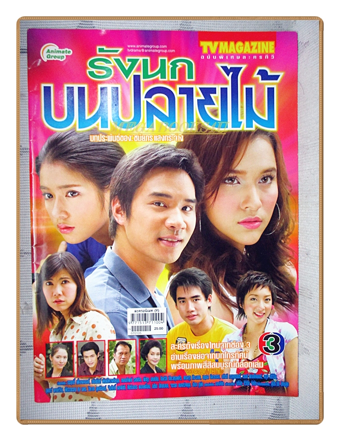 นิตยสารเรื่องย่อละครโทรทัศน์ รังนกบนปลายไม้ ปี2550 สภาพดี