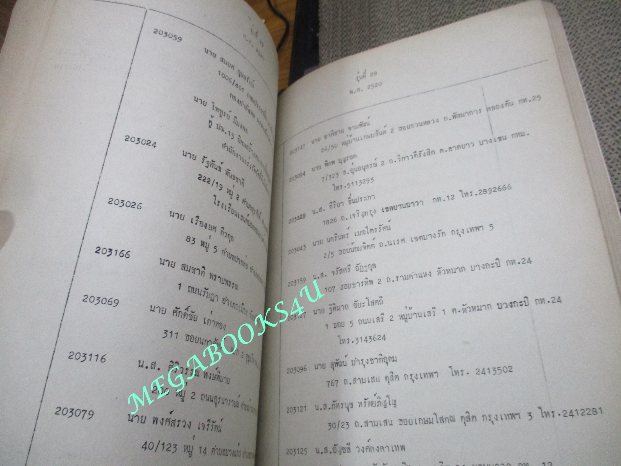 หนังสือรุ่น ทำเนียบสิงห์แดง รัฐศาสตร์ มหาวิทยาลัยธรรมศาสตร์ ปี 2492-2520