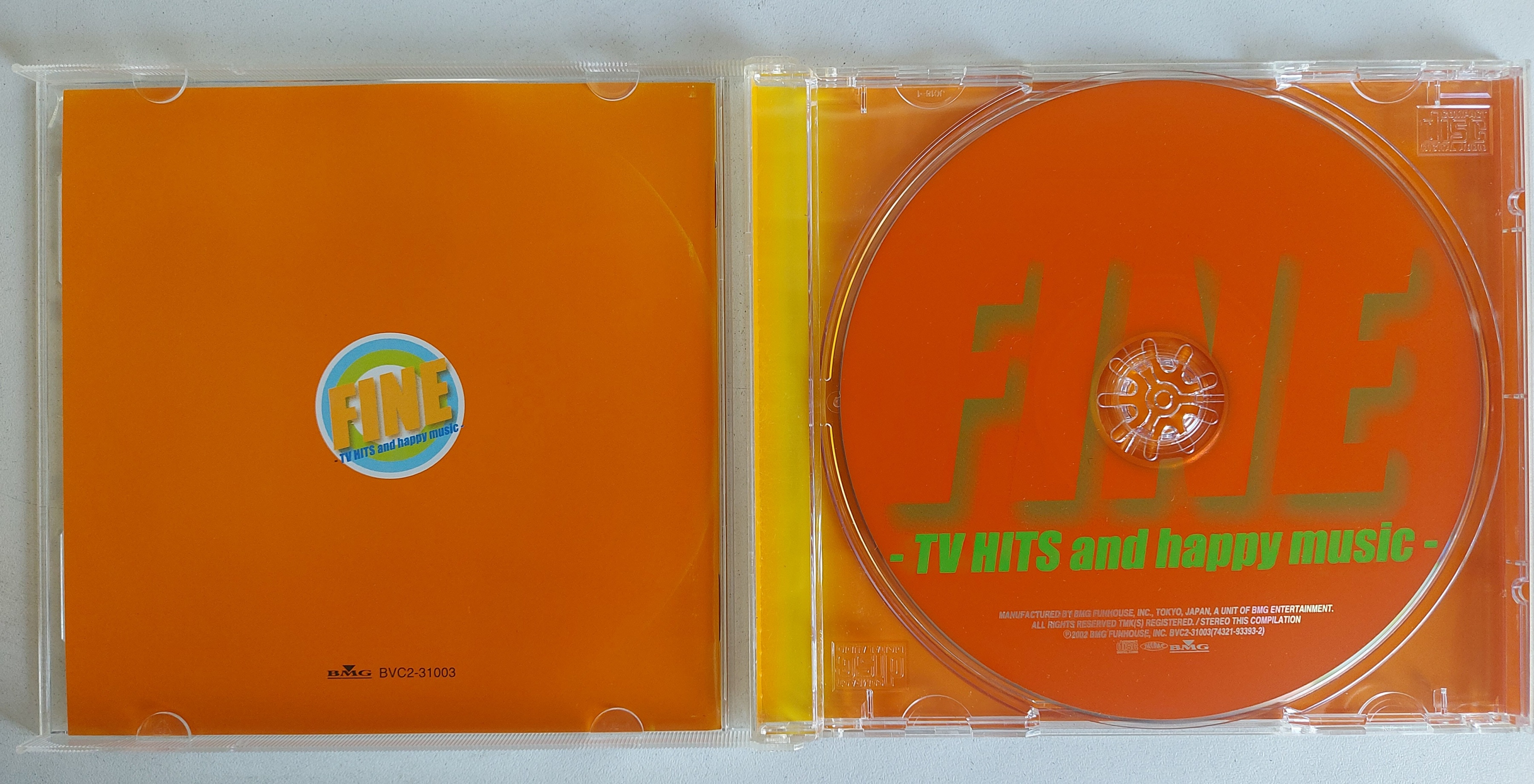 Used CD,Fine -TV Hits And Wonderful Music (2002) (A+)(Various Artists)(Japan)