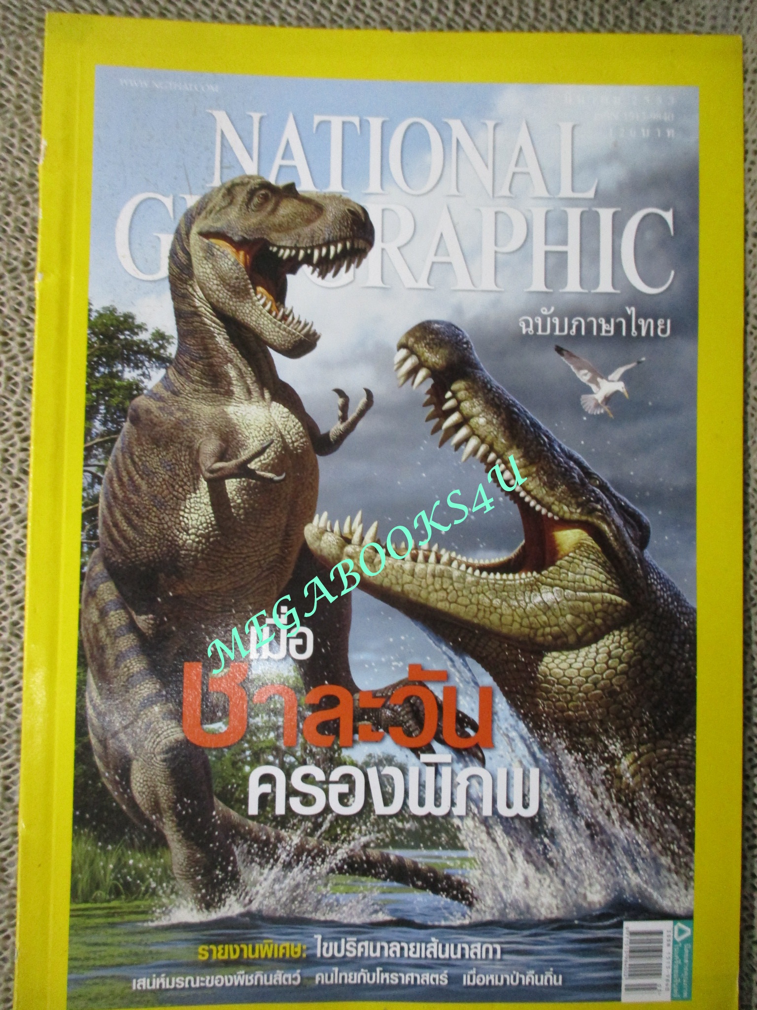 นิตยสาร เนชั่นแนลจีโอกราฟิก National Geographic ฉบับ104 2553 จระเข้ , ลายเส้นนาสกา