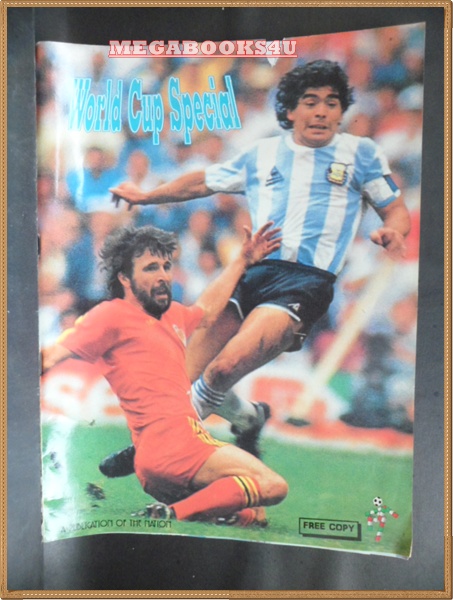 PA0604;หนังสือฟุตบอลโลก WORLD CUP SPECIAL,1990 ฉบับภาษาอังกฤษ