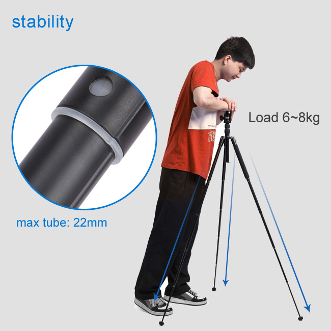 Selens Professional T-170 Tripod - All Black