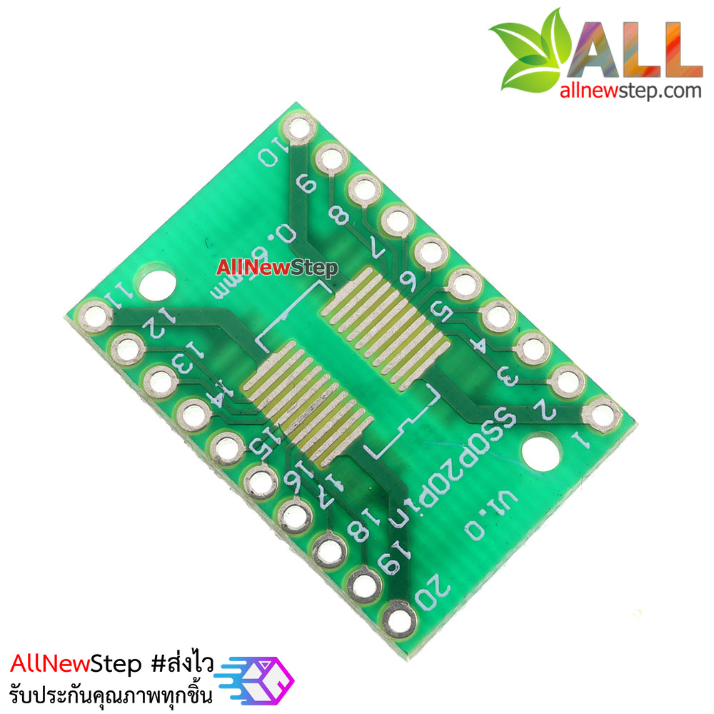 TSSOP20 SSOP20 MSOP20 SOP20 TURN DIP20 20pin IC adapter Socket / Adapter plate PCB Suitable for Ia socket