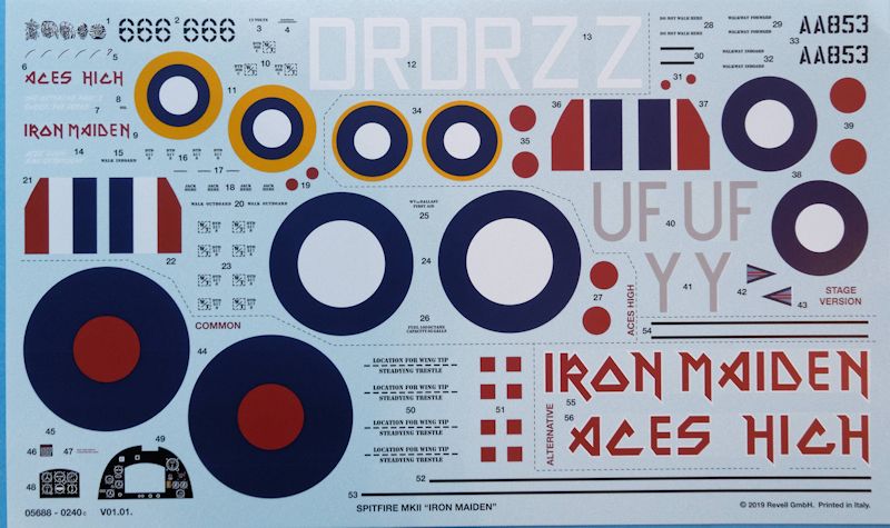 1/32 Supermarine Spitfire Mk. II Iron Maiden: Aces High