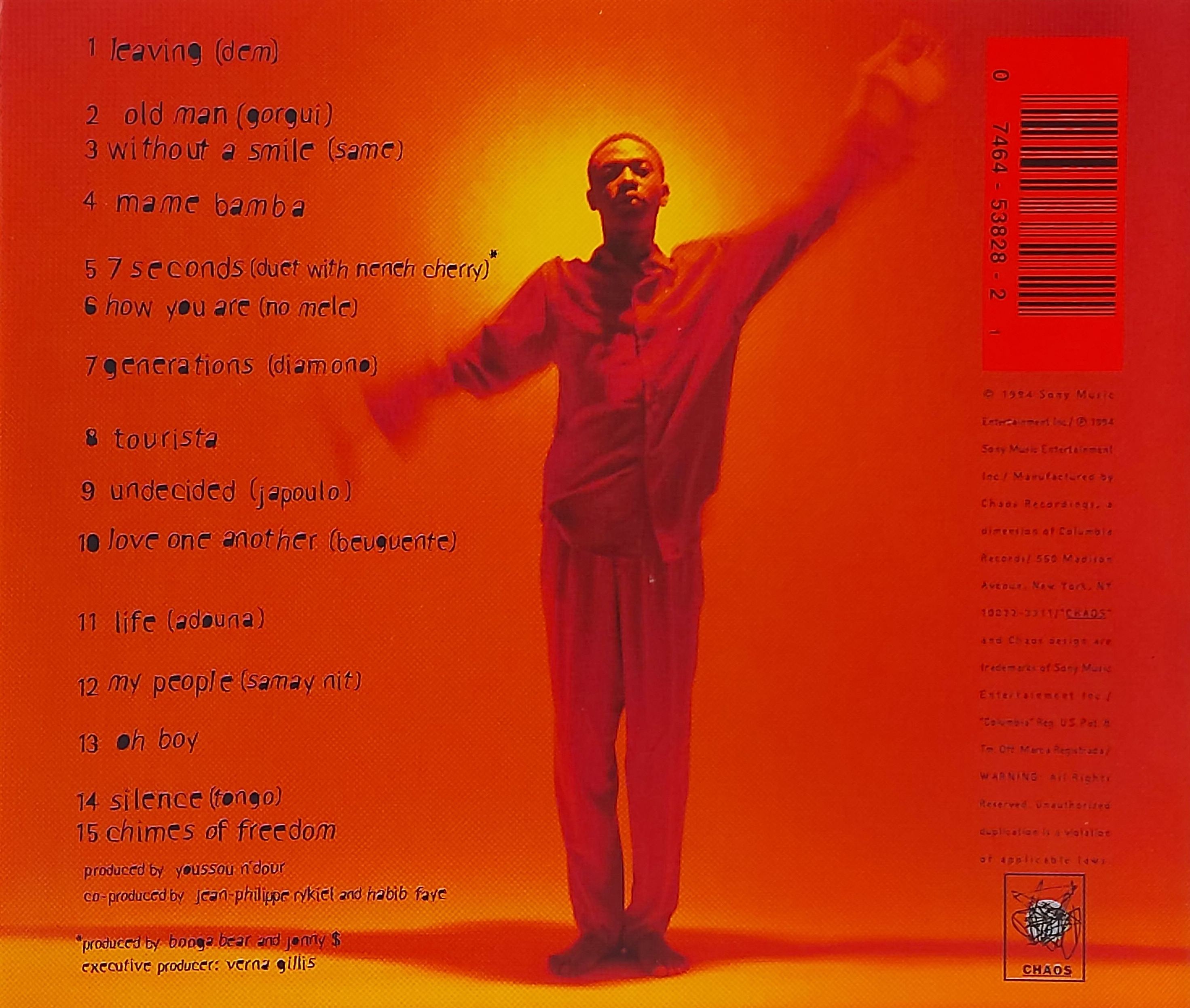 Used CD,Youssou N'Dour - The Guide (Wommat) (A+)(1994)(USA)